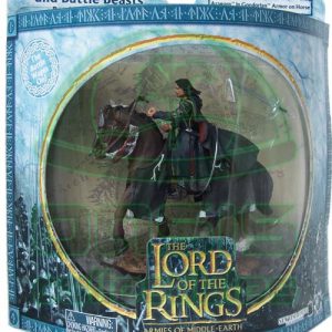 Oasis Collectibles Inc. - Lord Of The Rings - Aragon In Candorian Armor On Horse